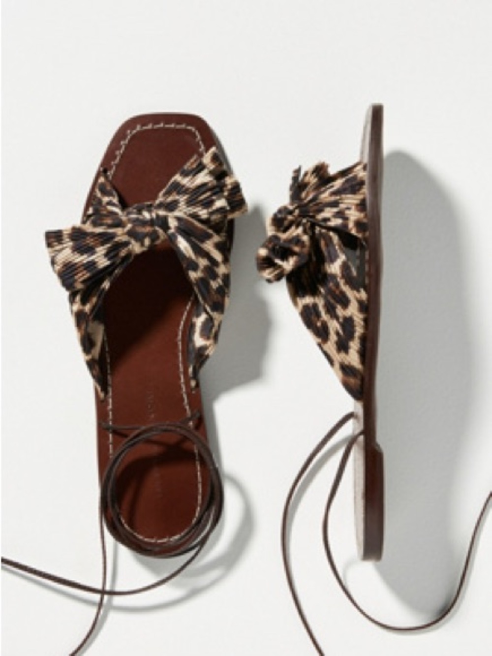 Loeffler Randall Peony Sandals in Leopard Print - Picture 4 of 10